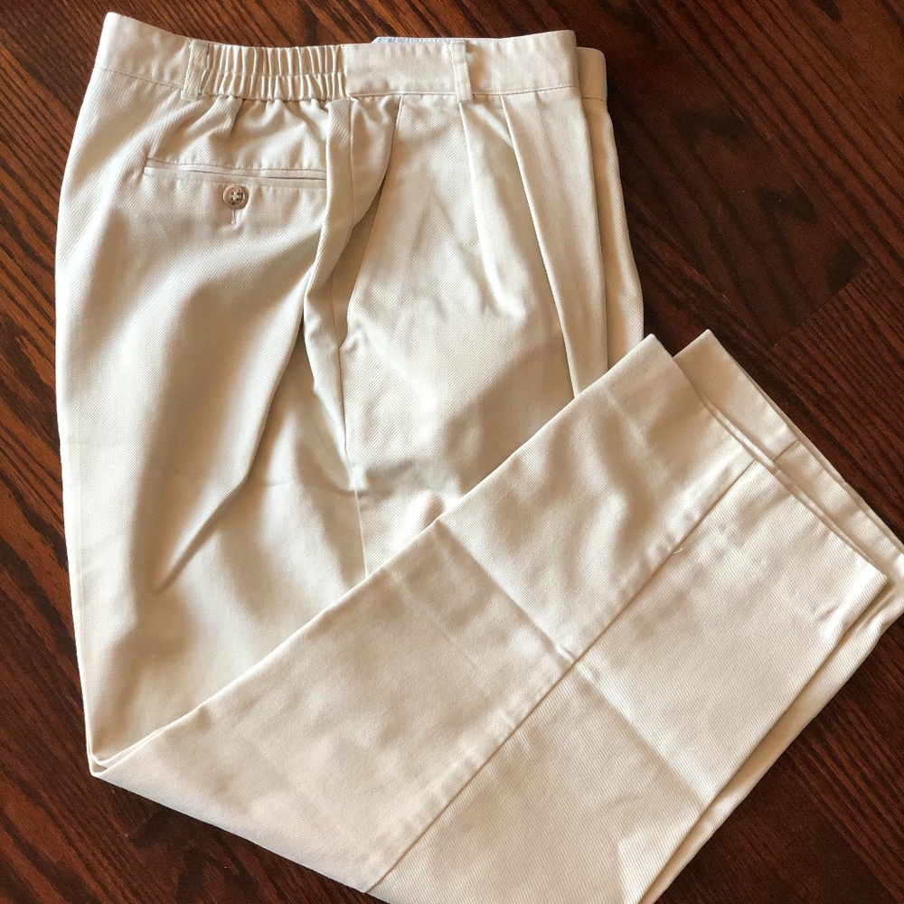 Talbots Cotton Blend Beige Pants